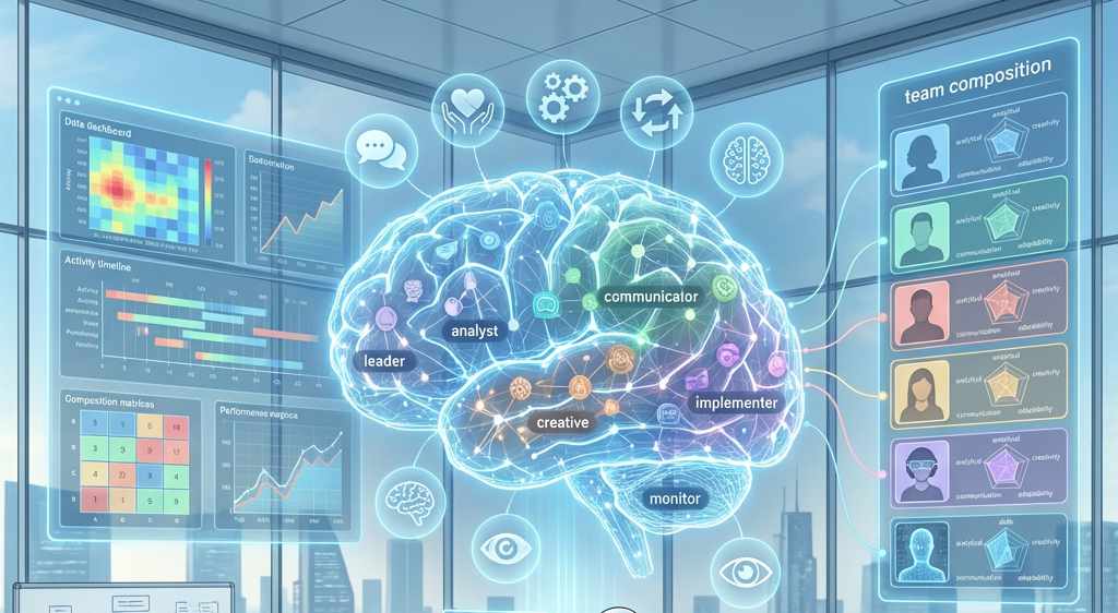 Team composition using AI